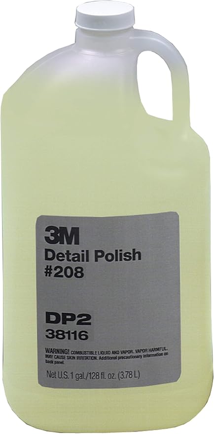 3M Detail Polish 208, 38116, 1 Gallon (US)