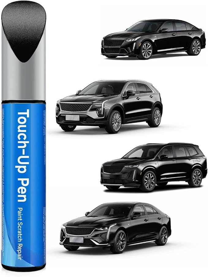 GB8/WA384A Stellar Black Metallic Touch Up Paint Compatible with Cadillac Exact Match Touch Up Paint Car Scratch Repair