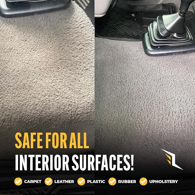 Legendary Interior Cleaner 64oz (Half Gal.) - All Purpose Interior Detailer & Carpet Cleaner for Cars - Safe on Leather, Plastic, Vinyl, Upholstery & Dashboard - UV Protectant - Tough on Stains & Dirt