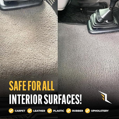 Legendary Interior Cleaner 64oz (Half Gal.) - All Purpose Interior Detailer & Carpet Cleaner for Cars - Safe on Leather, Plastic, Vinyl, Upholstery & Dashboard - UV Protectant - Tough on Stains & Dirt
