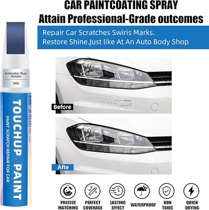Antimatter Blue Metallic(HX) Touch Up Paint Compatible with Ford 2-in-1 Car Scratch Repair Pen for Rock Chips, Door Scratches&Paint Nicks Exact Color Match Quick Dry DIY Fix for F-150 Explorer