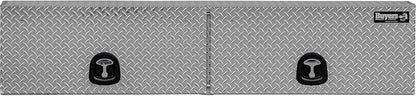 Buyers Products 1701351 Topsider Truck Tool Box, 16x13x72 Inch Diamond Tread Aluminum, Dual Flip-Up Doors, Locking Compression Latches, Weather Resistant, No-Drill Mount, Made in USA