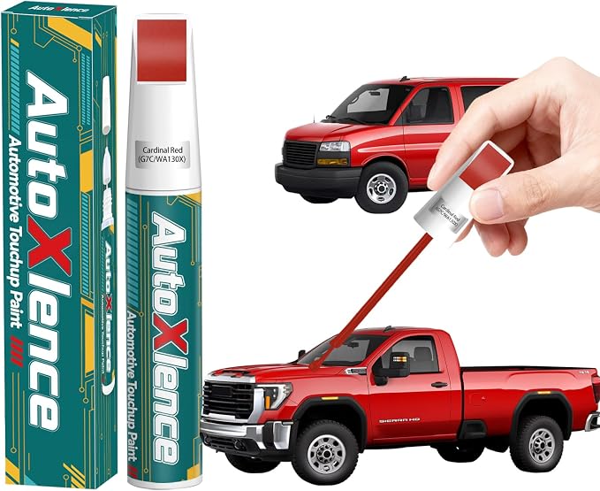 Cardinal Red(G7C/WA130X) Touch Up Paint Compatible with GMC Car Paint Pen Scratch Repair Automotive Scratch Remover Fix Exact Color Match