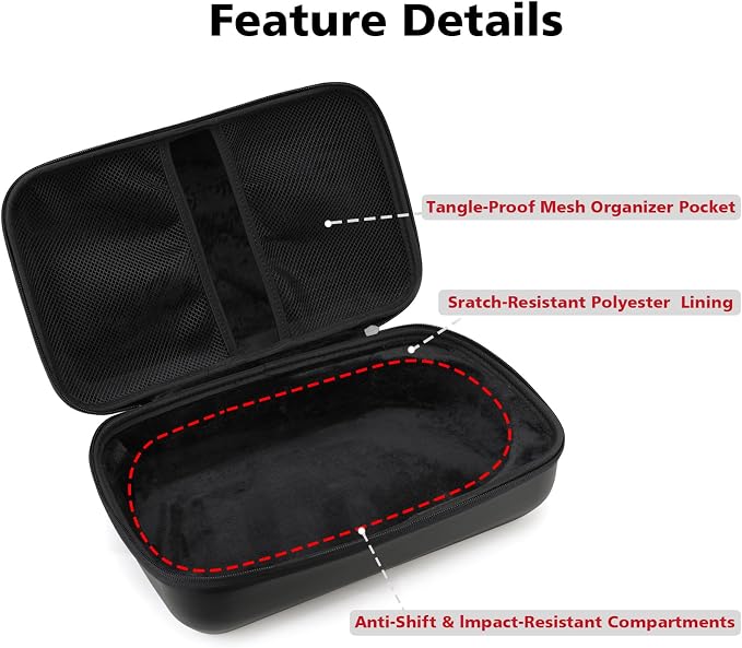 EVA Protection Case Compatible with NOCO Jump Starters - Boost GB150: 3000A/Boost X GBX155: 4250A UltraSafe Jump Starter(CASE ONLY)