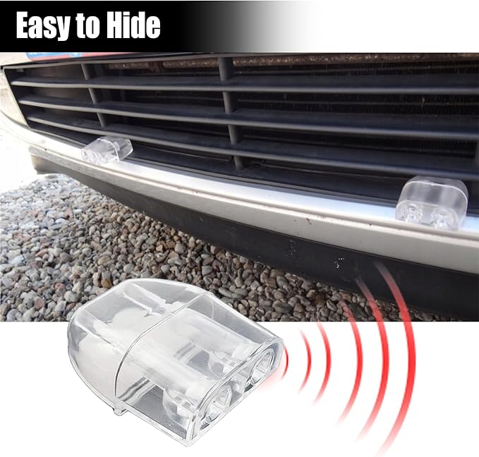 ZIMISI Deer Whistles for Vehicles, Animal Warning Whistle Devices to Avoid Collision, Deer Repellent Devices with Adhesive Tapes, Animal Alert Horn Accessories for Most Cars (8PCS/Transparent)