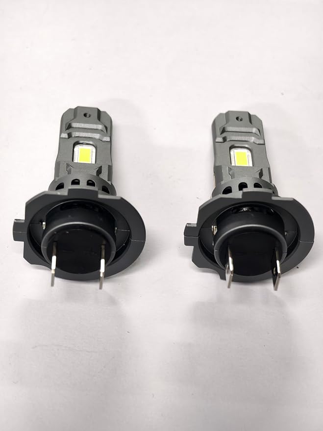 SEALIGHT S2S H7 Light Bulbs Combo, 40,000LM Super Brighter, 6500K Pure White H7 LED Fog Bulbs, 60K+ Hours Lifespan, Replacement Shift Light Gauges, 2-Pack for Powersports/ATV Lamps