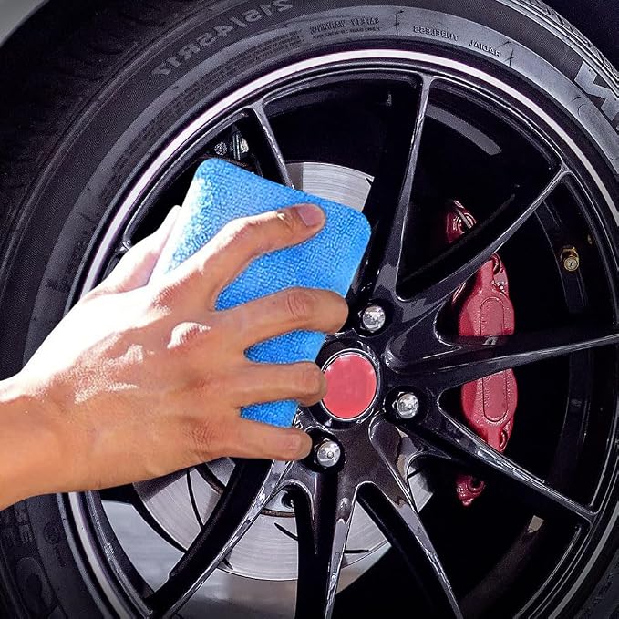HOMEXCEL Microfiber Applicator Pads, Scratch-Free Car Wash Sponge for Cleaning, Premium Wax Foam Applicator Pads for Car Detailing, 5”x3”, 8Pack