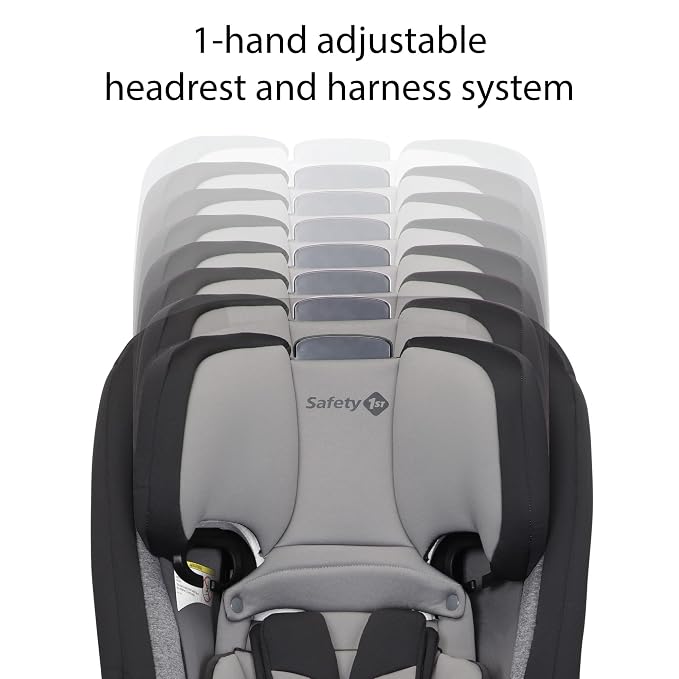 Safety 1st Convertible Car Seat, Convert from Rear to Forward Facing and Belt-Positioning Booster, High Street, From Birth to Age 10, TriMate