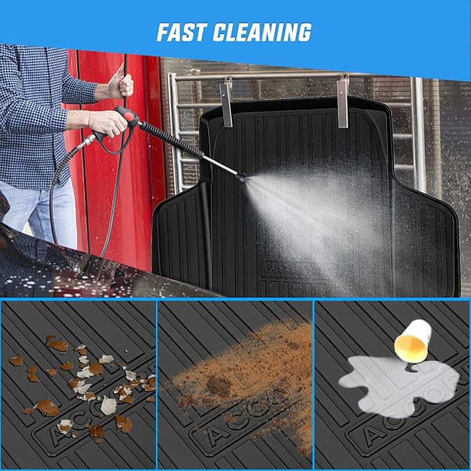Nilight Cargo Mats for Honda Accord Sedan (Include Hybrid) 2023 2024 2025,All Weather Protection Heavy Duty Cargo Liners