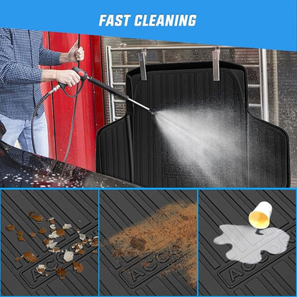 Nilight Cargo Mats for Honda Accord Sedan (Include Hybrid) 2023 2024 2025,All Weather Protection Heavy Duty Cargo Liners