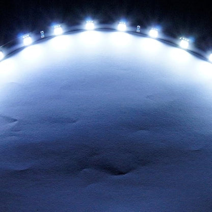 SOCAL-LED LIGHTING 30cm 12" White Flexible LED Strips High Power Bright 5050 12 SMD Car DRL Under Dash Accent Light, Waterproof, Cuttable, Pack of 2