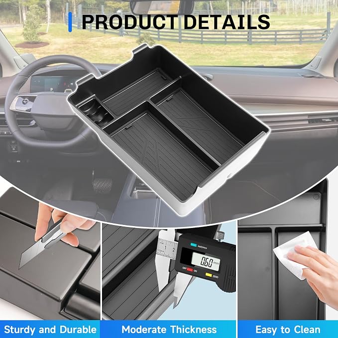 SXCY for 2025 2026 Nissan Murano Center Console Organizer for 2025 2026 Nissan Murano Accessories for 2026 Nissan Murano Console Organizer Armrest Console Tray