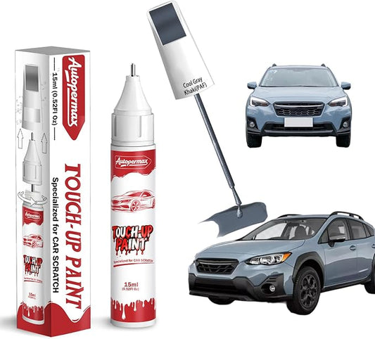 PAF Cool Gray Khaki Car Touch Up Paint for Subaru, Color Accurate Two-In-One Car Paint Scratch Repair Pen, Professional Scratch Remover for Vehicles Chips and Nicks Scuff