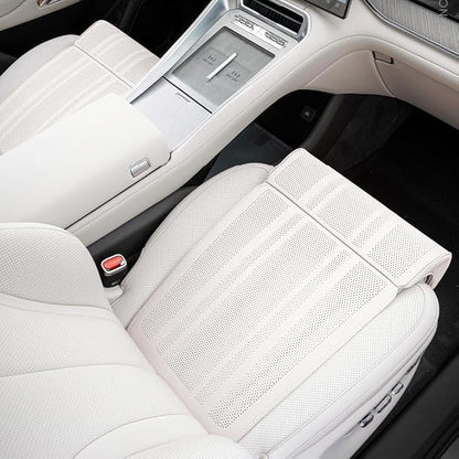 Car Seat Leg Support Extension Cushion for Car Driver Seat Extender Pad Leg Support Seat Pillow For Auid Q5 BMW X5 Toyota RAV4 Ford F150 Hyundai Tucson Honda CRV etc Universal Seat Cushion (white)