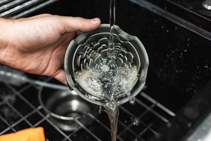 Detail Factory - Brush Cleaning Tray - Safely and Effectively Wash Drill Brushesby Removing Contaminants & Cleaners