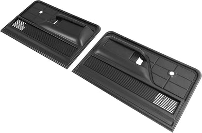 Front Inner Door Panel Kit Compatible with 1973-1979 Ford F100 F150 F250 F350 Bronco Door Trim Panel Arm Rest Pads Finger Cups Replacement for D3TZ-1023942-KT Plastic Steel