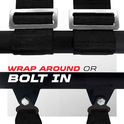 1pc Black 5 Point Harness for Bucket Seat, Race latch, 9 Colors Racing Harness 5 point UTVs, RZRs, Off Road Vehicles, and Race Cars [6001]