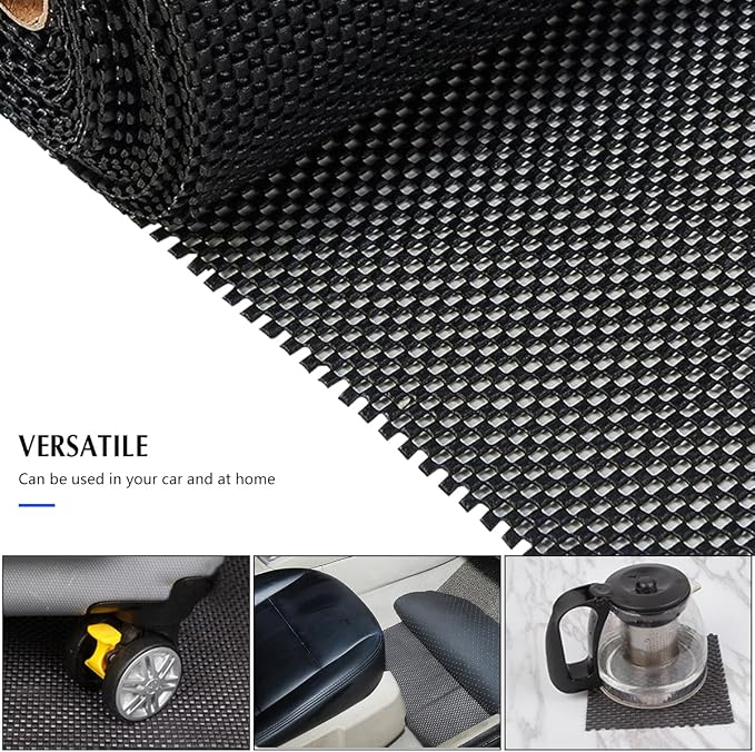 Car Roof Rack Pads, 47" X 40" Vehicle Rooftop Cargo Bag Protective Mat, Non-Slip Automotive Roof Cushioned Protection Layer Accessories, Universal for SUV, Sedan, Truck (Black)