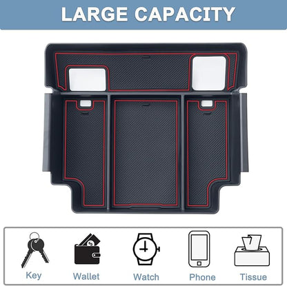 PIMCAR Center Console Organizer for 23-26 Chevy Silverado/GMC Sierra 1500, 2024-2026 Silverado/Sierra 2500HD 3500HD, 22-26 Silverado/Sierra 1500 Refreshed Models (Full Console w/Bucket Seats ONLY)