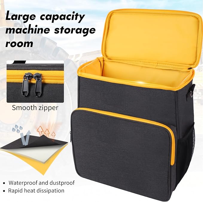 Storage Bag for Car Battery Jump Starter,Carry Case Compatible with DEWALT DXAEJ14 Digital Portable Power Station Air Compressor,Car Jump Starter Power Bank Bag