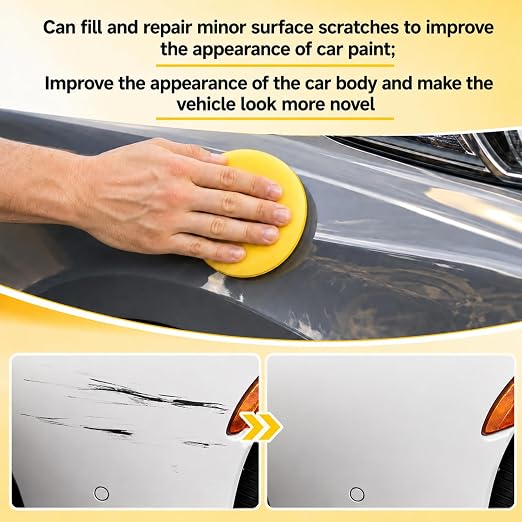 Ultimate Scratch Remover, Plastic Polish Scratchs Removers, Car Scratchs Repair Paste Deep Scratch, Quick Repair Scratches and Restore Shine for All Paint Colors Polishing Kit (100g/3.53oz, 2Set)