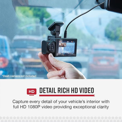Cobra Cabin-View Camera for SC Series Dash Cams, Full HD Video in-Vehicle Monitoring with Night Vision