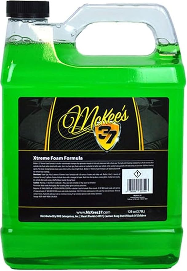 McKee's 37 MK37-801 Xtreme Foam Formula Shampoo, 128 oz.