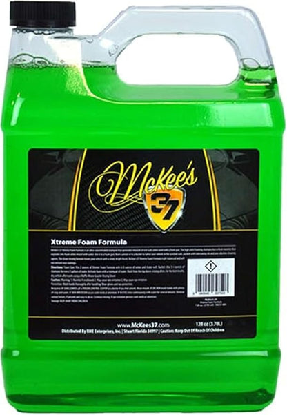 McKee's 37 MK37-801 Xtreme Foam Formula Shampoo, 128 oz.