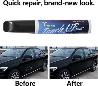 PXJ KXJ Diamond Black Crystal Touch Up Paint for JEEP Match, Car Paint Scratch Repair kit, 2 in 1 Scratch Remover Pen with Color-Matched Rapid Drying of Paint Coating