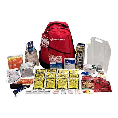 First Aid Only 91055 Emergency Preparedness 2 Person Backpack, Hurricane