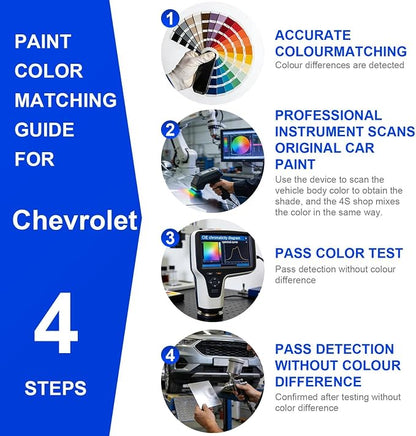 GB8/WA384A Mosaic Black Touch Up Paint Compatible with Chevrolet, Car Paint Scratch Remover for Nicks & Chips Repair, Automotive Paints Exact Match Chevy Silverado/Equinox/Malibu/Traverse