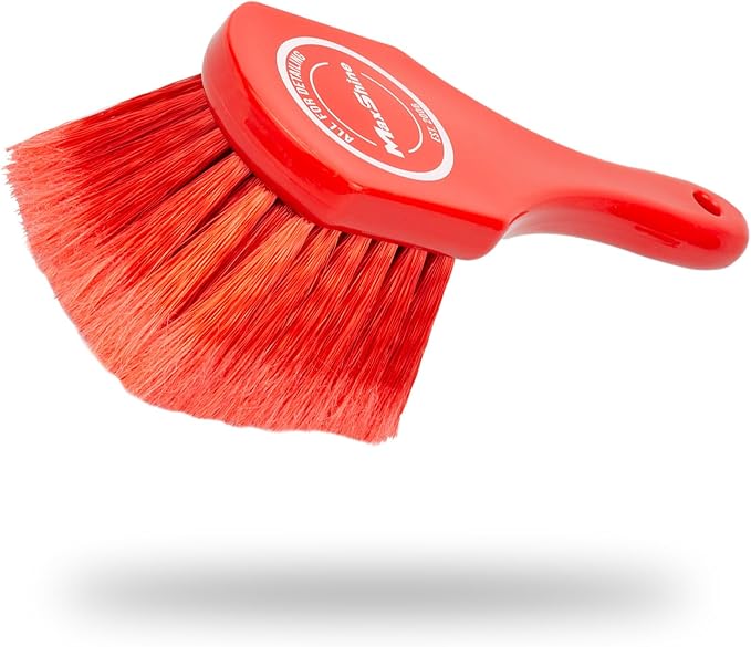 Maxshine Universal Soft Exterior & Wheel Cleaning Brush – Durable Detailing Brush for Cars, Trucks, SUVs, RVs & Motorcycles – Safe for Cleaning Rims, Engine Bays, Plastics & Interior Surfaces
