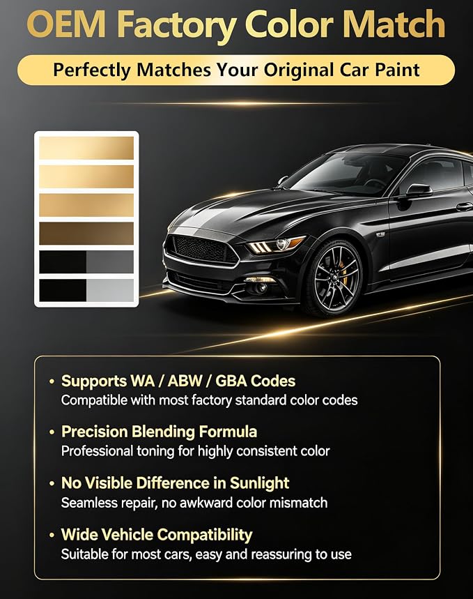 Rapid Red Metallic Tinted Clearcoat(D4) Touch Up Paint for Ford with A/B Wax-PPOHY OEM Exact Match,Scratch Repair Kit,2-In-1 Tip/Brush,Quick Dry Anti-Rust Waterproof Paint F-150,Mustang,Explorer,Bronco