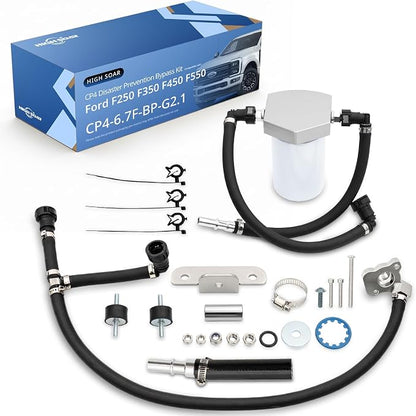 High Soar CP4 Disaster Prevention Bypass Kit Compatible with Ford F250 F350 F450 F550 2011-2025 6.7L Powerstroke Diesel Engine Replace # CP4-6.7F-BP-G2.1, 7031190