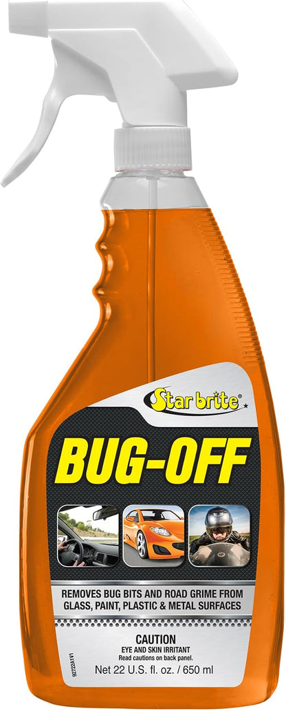 STAR BRITE Bug-Off - Bug Bit & Road Grime Remover for Cars, Trucks, Motorcycles, RVs - Excellent for Glass, Paint, Plastic & Metal