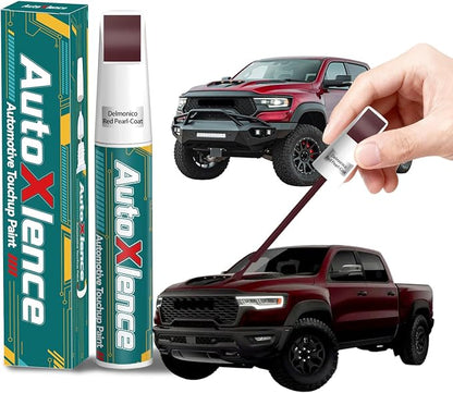 Delmonico Red Pearl-Coat(PRV/NRV) Touch Up Paint Compatible with Ram Car Paint Pen Scratch Repair Automotive Scratch Remover Fix Exact Color Match