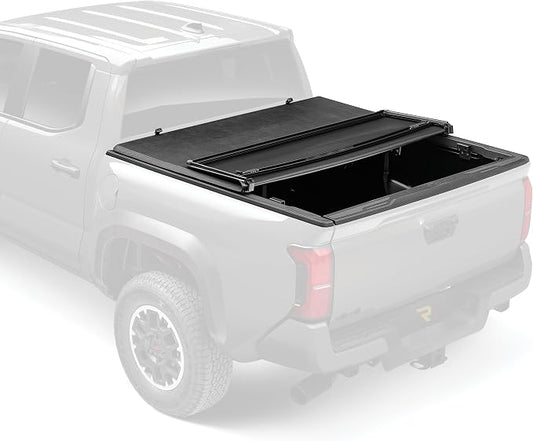Gator Soft Tri-Fold Truck Bed Tonneau Cover w/Gear Straps | Fits 2019-2026 Chevy/GMC Silverado/Sierra 1500 New Body Style (w/o Carbon Pro Bed, fits Multi-Pro/Multi-Flex Tailgate) 8' Bed (96.25)