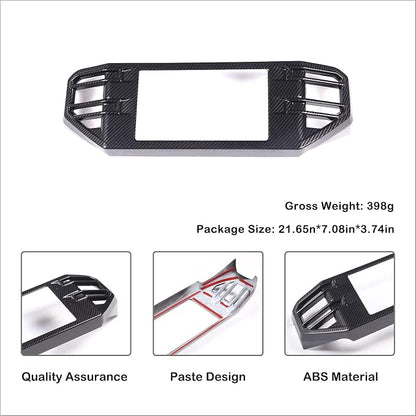 Aunginsy Center Console Air Outlet Trim Cover Compatible with Toyota Tundra/Sequoia 2022-2026, ABS Air Conditioner A/C Vent Panel Large Frame Decorative Cover Protector Accessories, for 8-inch Screen