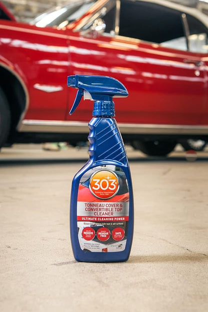303 Products 30571CSR Tonneau Cover and Convertible Top Cleaner - Vinyl and Fabric Top Cleaner - Ultimate Cleaning Power - Helps Remove Tough Stains - Rinses Residue Free - 16 fl. oz. Packaging May Vary