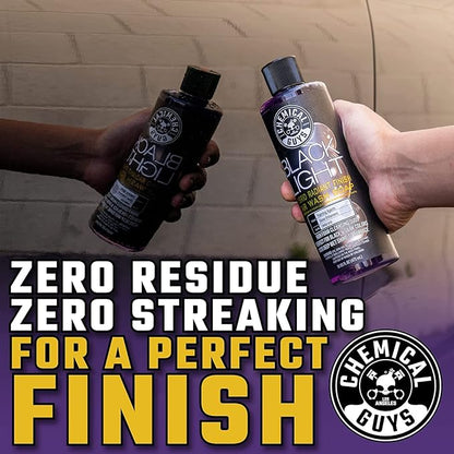 Chemical Guys Black Light Hybrid Radiant Finish Car Wash Soap and Superior Surface Cleanser 2 Pack (2 X 16 Fl. Oz.) - Gloss Enhancing pH Balanced Formula for Maximum Shine