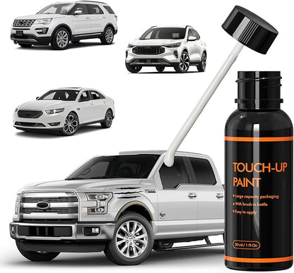 UG White Platinum Touch Up Paint for Ford, DIY Car Paint Scratch Repair Kit, Automotive Paints, Quick & Easy Fix Scratch Repair for F-150/Flex/Escape/Explorer/Expedition/Taurus/Edge/Fusion