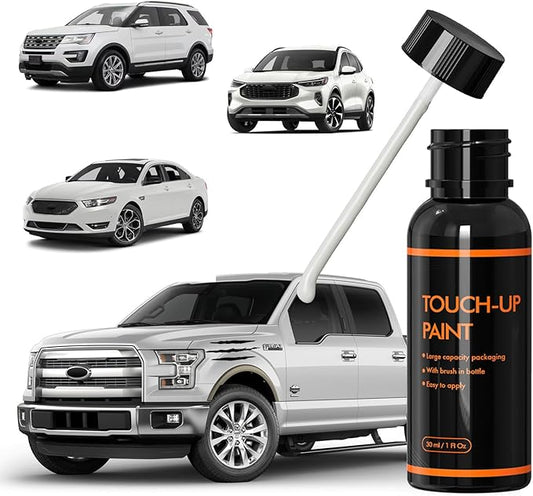 UG White Platinum Touch Up Paint for Ford, DIY Car Paint Scratch Repair Kit, Automotive Paints, Quick & Easy Fix Scratch Repair for F-150/Flex/Escape/Explorer/Expedition/Taurus/Edge/Fusion