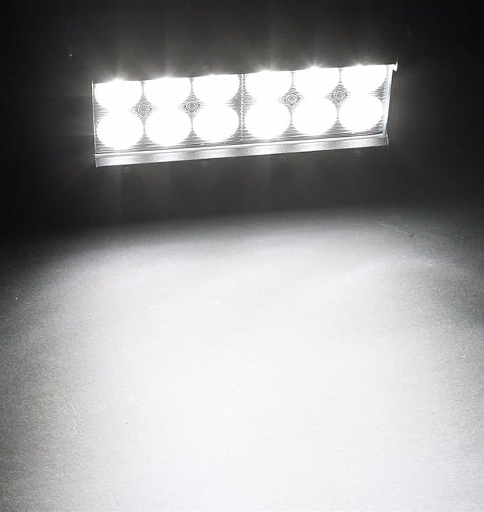 Willpower 7 inch 2x36W Spot LED Work Light Bar Driving Lamp 12V 24V for Jeep Truck Car ATV SUV 4X4 Truck