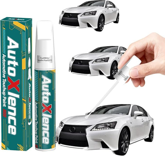 PearlWhite/Starfire Pearl(077) Touch Up Paint Compatible with Lexus Car Paint Pen Scratch Repair Automotive Scratch Remover Fix Exact Color Match