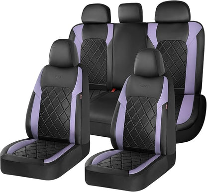 Coverado Car Seat Covers, Seat Covers Full Set, 5 Seats Automotive Seat Cover, Mesh Breathable Seat Protectors, Universal Fit for Most Cars