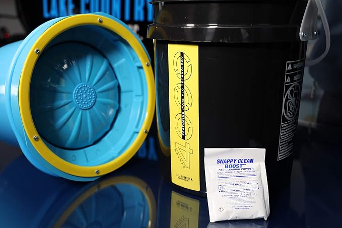Lake Country Snappy Cleaner Powder - Concentrated Pad Cleaning Powder Formula for Foam, Wool & Microfiber Pads. Removes wax and polish residue and extends pad life. (72 Pack)