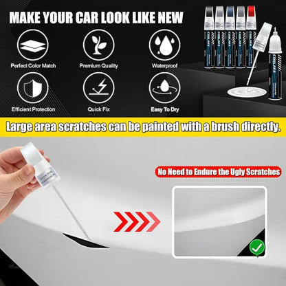 Car Touch Up Paint(Black(GBA/WA8555)) for Chevrolet, Car Paint Scratch Repair Kit, Quick & Easy Solution to Repair, 2 in 1 Scratch Remover Pen with Color-Matched