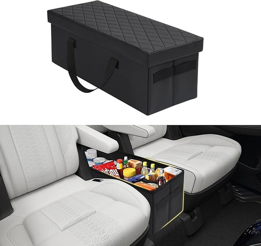 Mixsuper Liner Car Seat Organizer for Subaru Ascent 2019-2026, Console Organizer Backseat Box for Subaru Ascent, Dog Toy Box Storage Bin Kids Toys Baby Supplies Travel Accessories