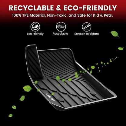 LASFIT Floor Mats 2021-2026 & Only 7 Seats (Not for 8/9 Seats) for Chevrolet Chevy Tahoe/GMC Yukon (Only Yukon, Not Fit Yukon XL) /Cadillac Escalade (Only Escalade, Not Fit Escalade ESV)
