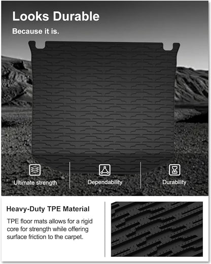 KIWI MASTER Cargo Mat for 2011-2021 Jeep Grand Cherokee, OEM Replacement 82212085, Custom Fit All Weather Rear Cargo Liner, Heavy Duty TPE Tray Trunk Mat, Black